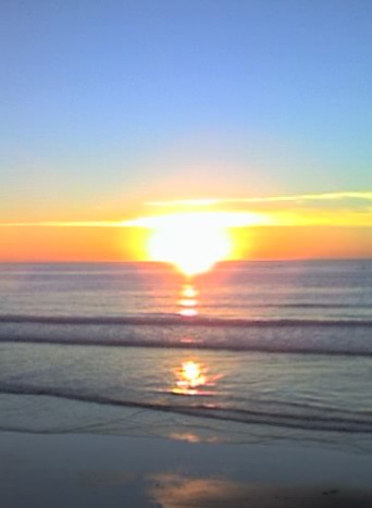 Sunset, Oceanside Beach
